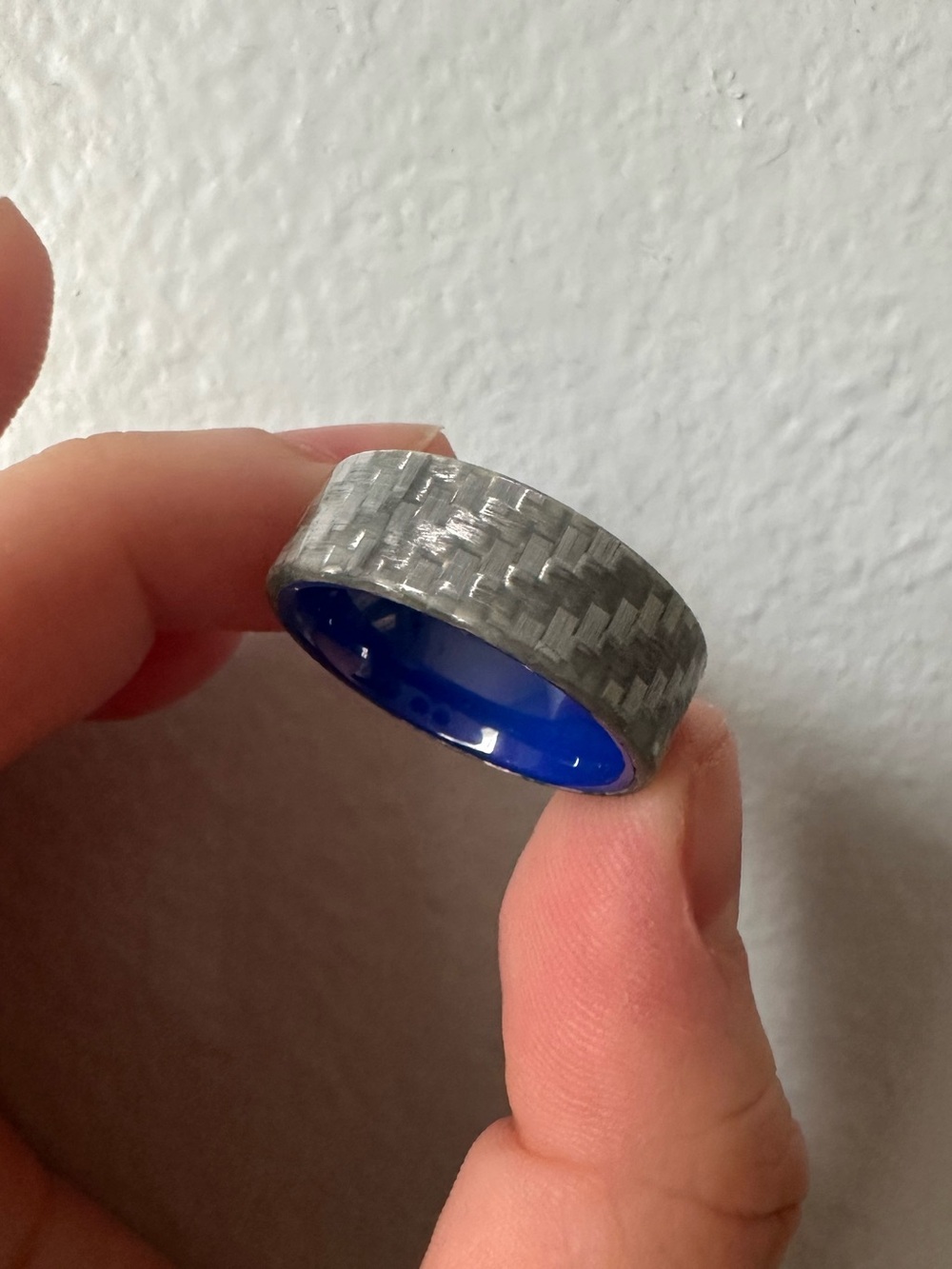 Carbon Fiber Nonconductive Wedding Band